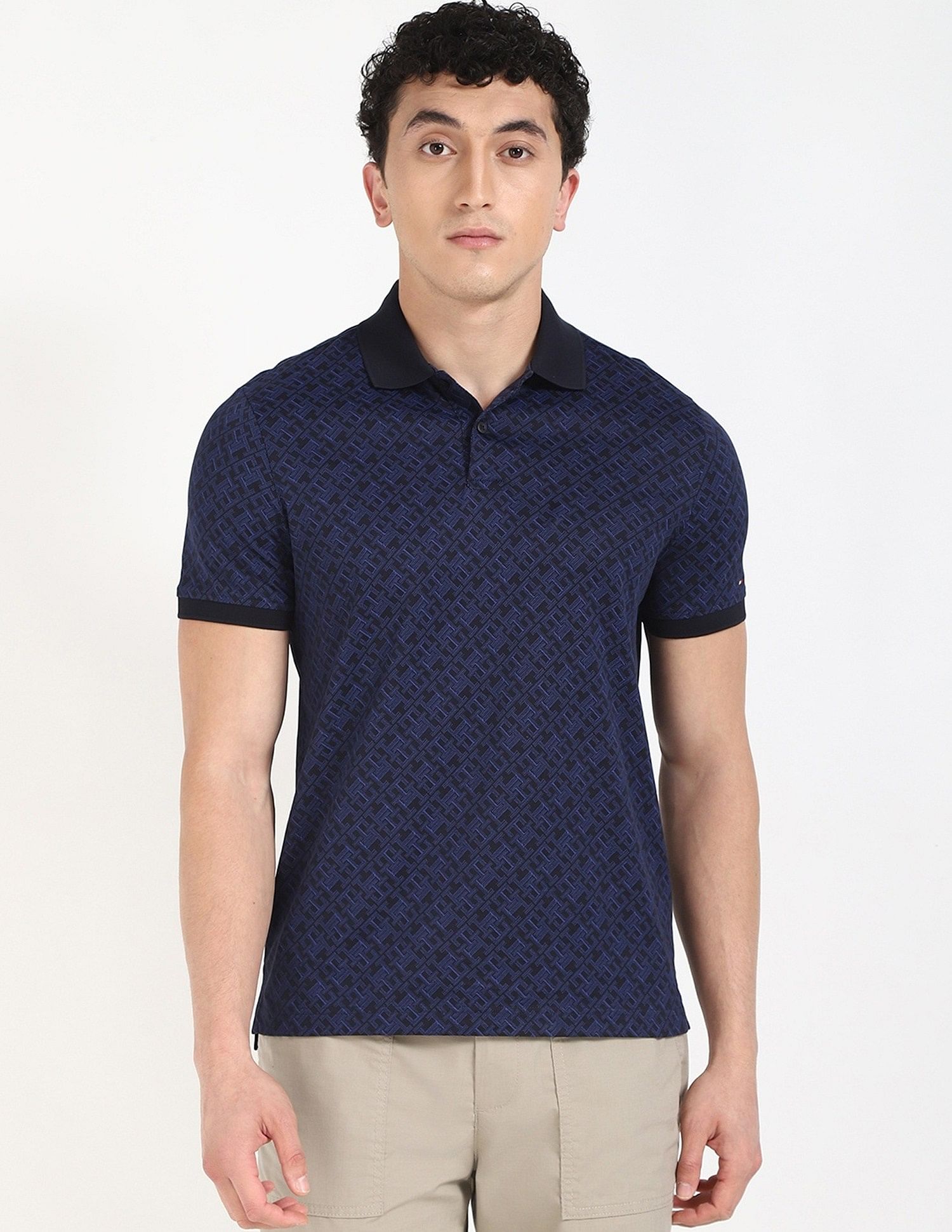 Tommy Hilfiger Embroidered Logo Regular-Fit Cotton Polo Shirt