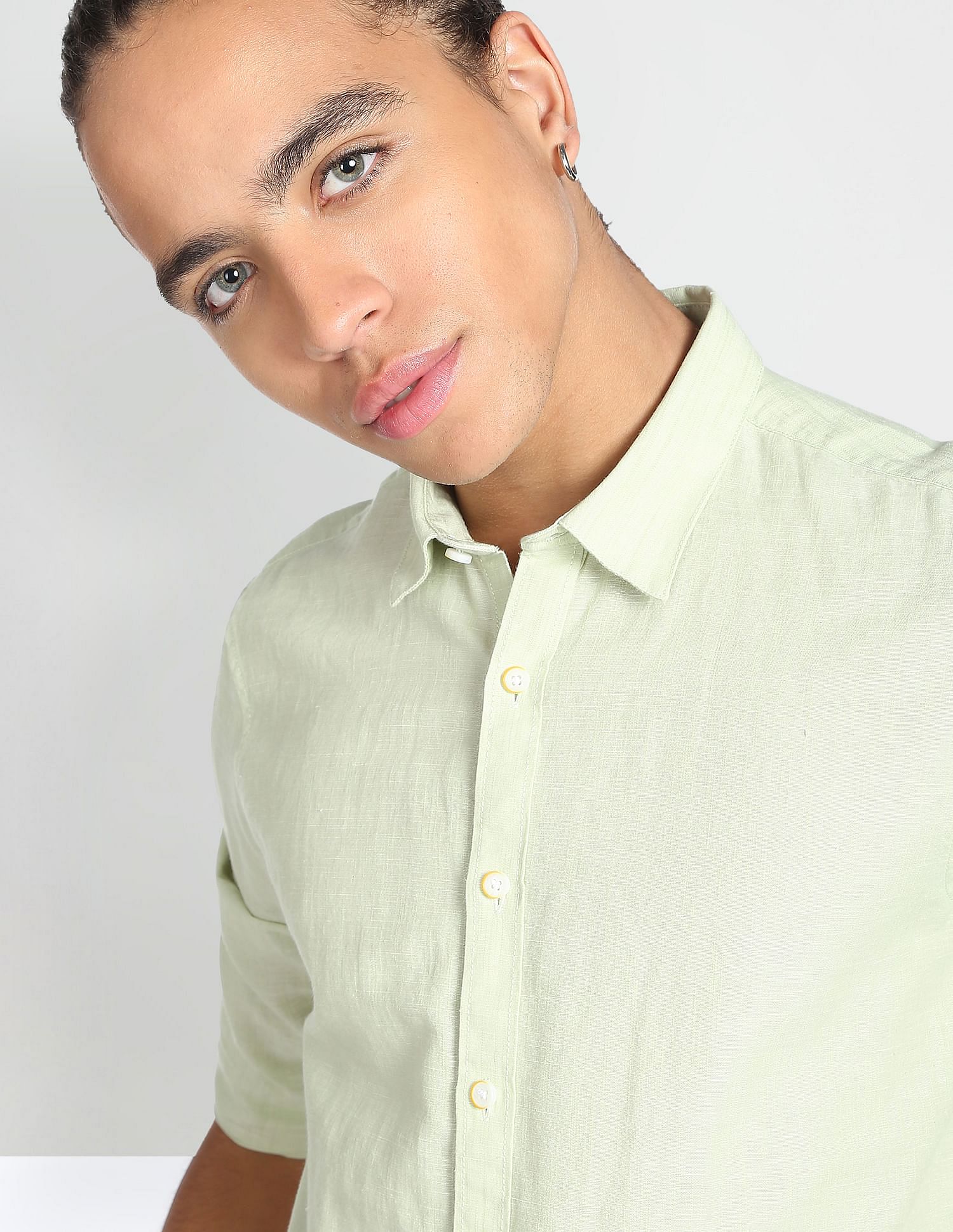 Flying Machine Regular Weave Slim Fit Shirt