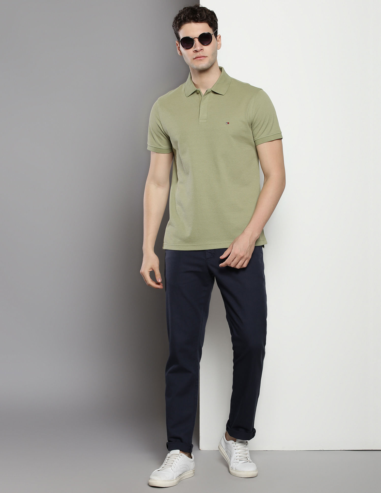 Tommy Hilfiger Sustainable Boucle Solid Polo Shirt