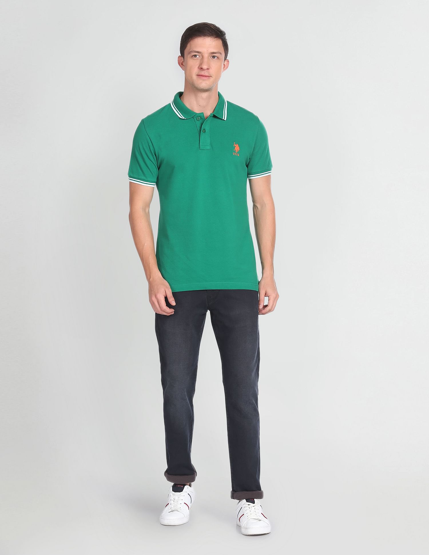 U.S. Polo Assn. Denim Co. Brandon Slim Tapered Fit Blue Jeans