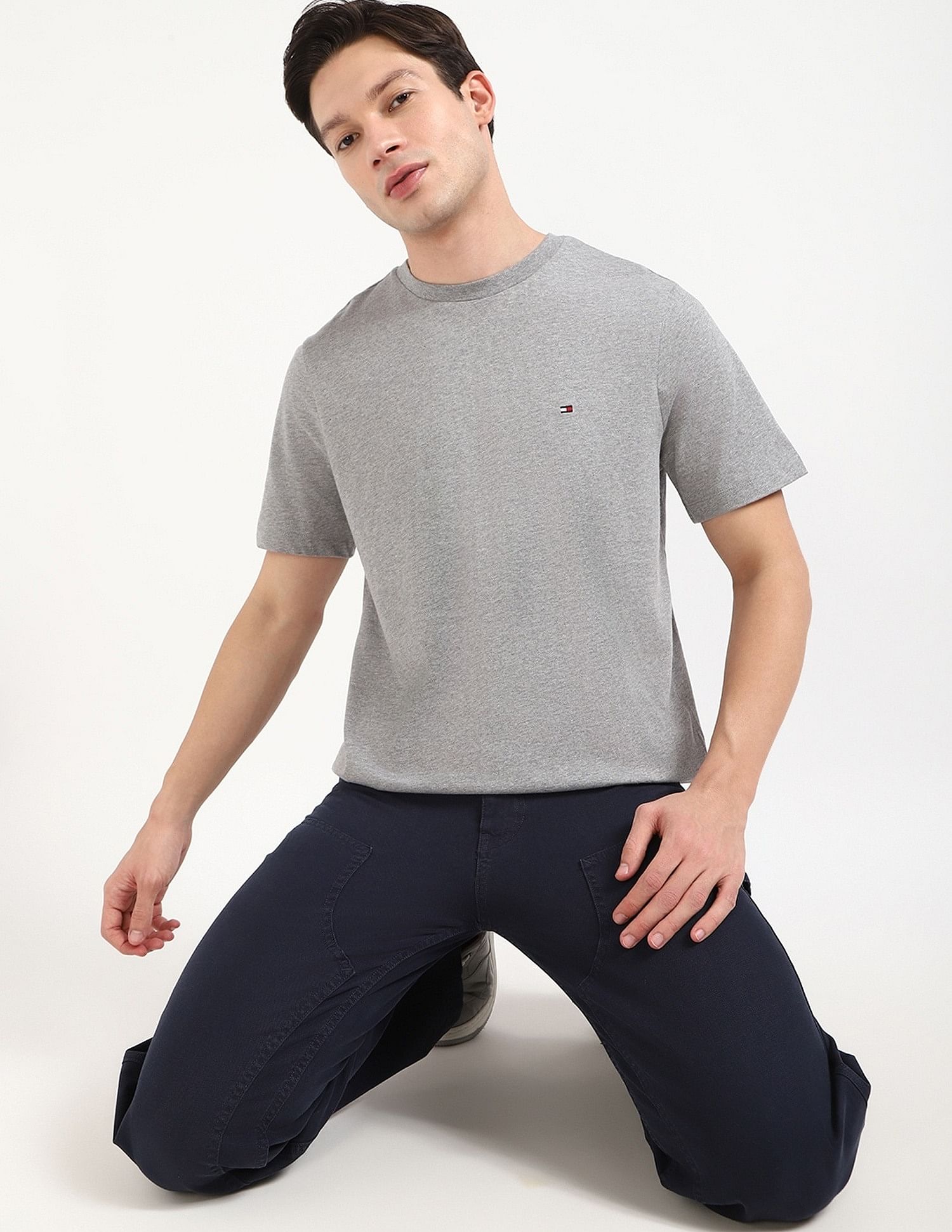 Tommy Hilfiger Solid Regular Fit T-shirt