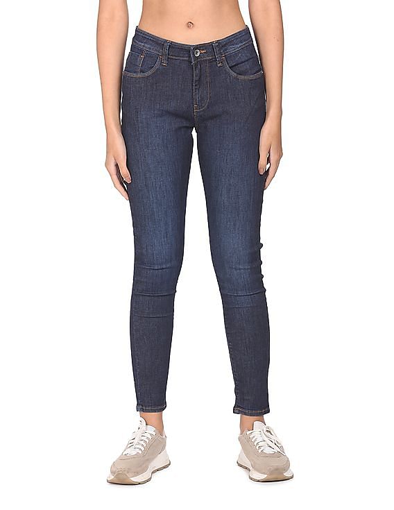 Flying Machine Women Twiggy Super Skinny Fit Mid Rise Jeans