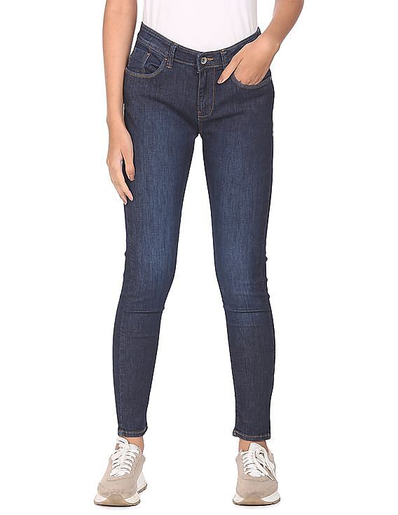 Flying Machine Women Twiggy Super Skinny Fit Mid Rise Jeans