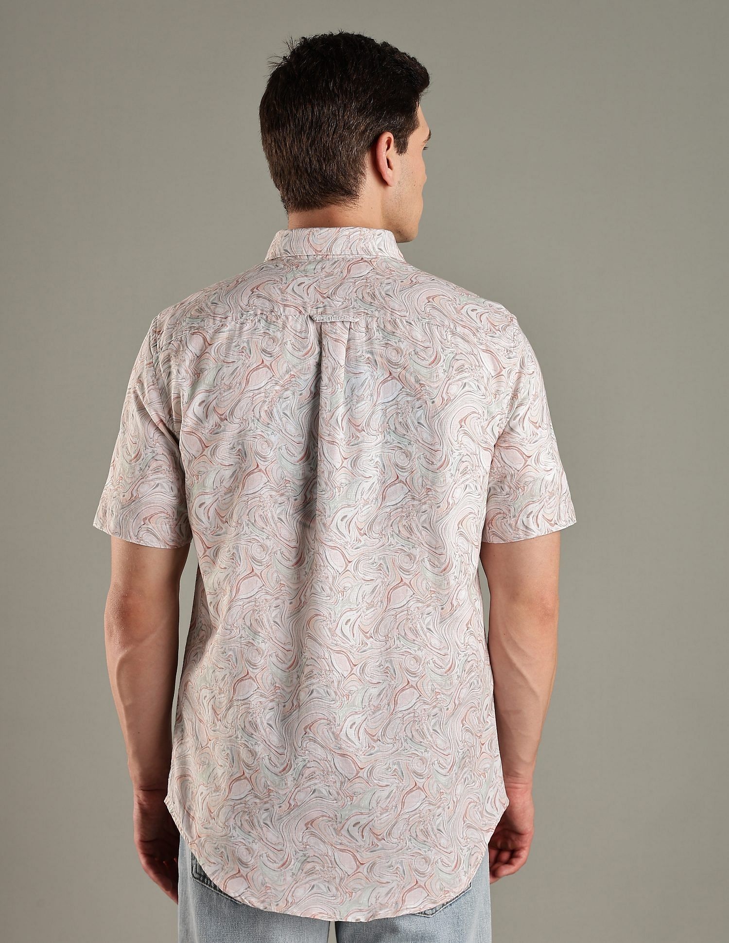 Tommy Hilfiger Printed Regular-Fit Cotton Woven Shirt