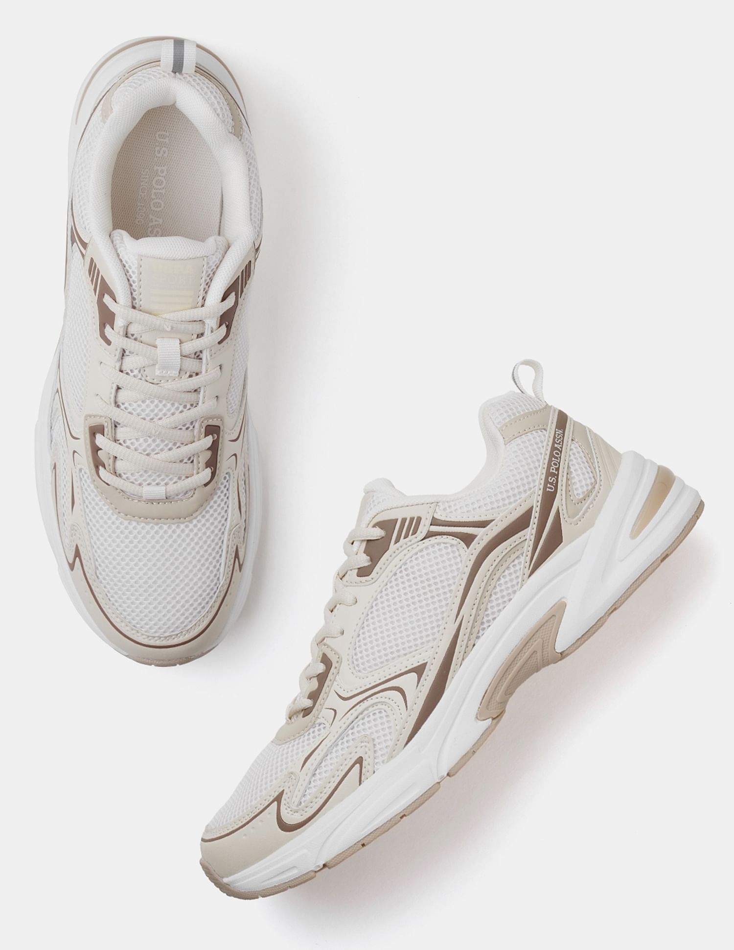 U.S. Polo Assn. Men Santiago Colour Blocked Sneakers