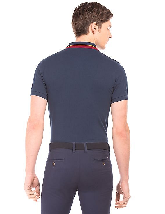 U.S. Polo Assn. Tipped Collar Slim Fit Polo Shirt