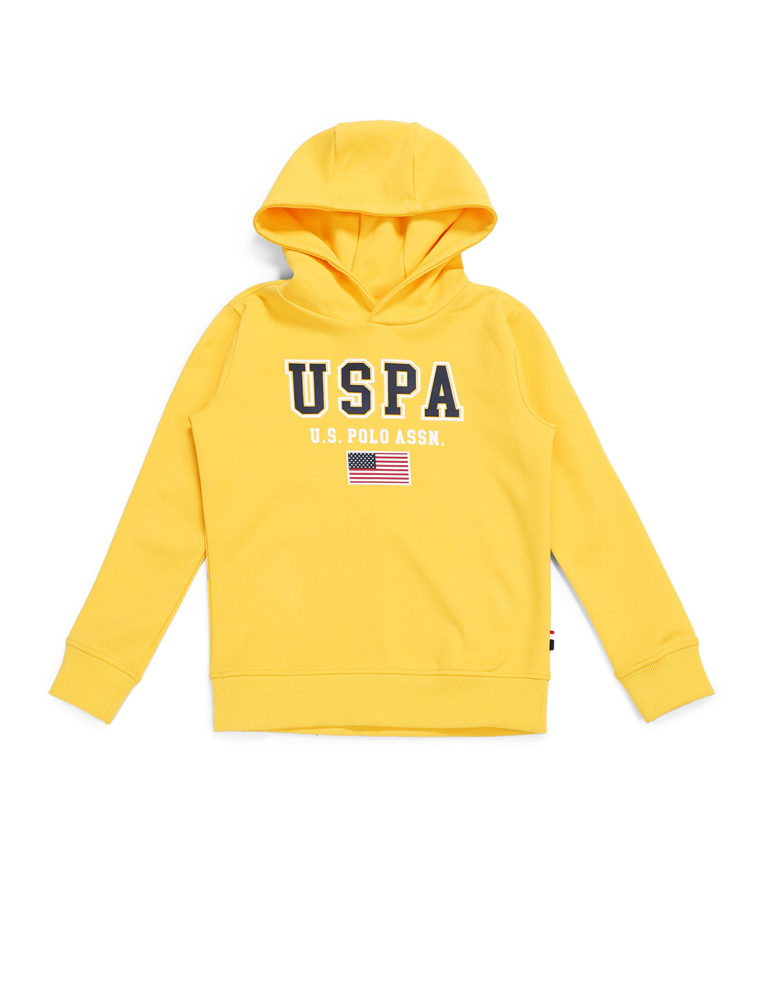 U.S. Polo Assn. Kids Boys Brand Printed Regular Fit Sweatshirt