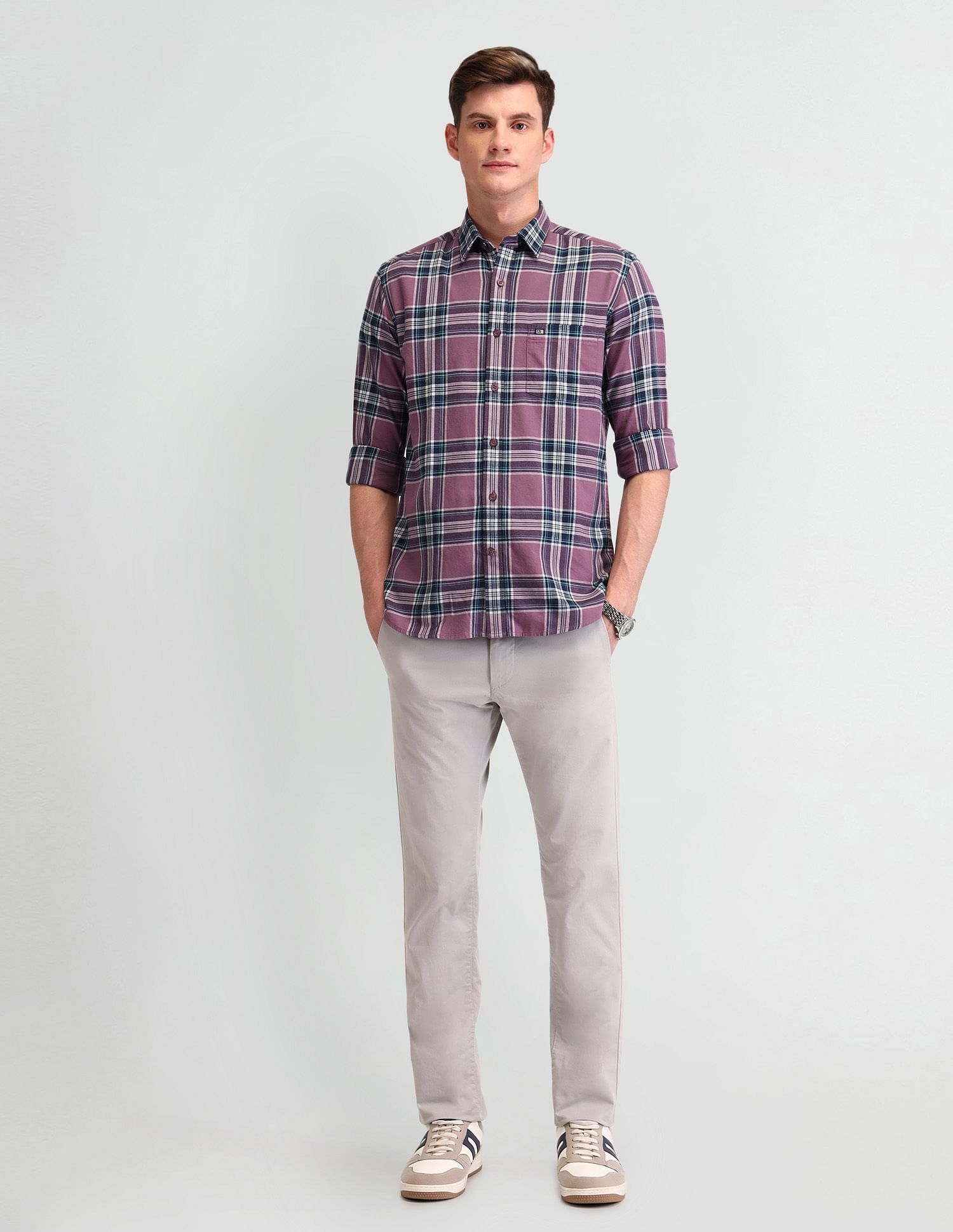 Arrow Sport Slim Fit Cotton Shirt