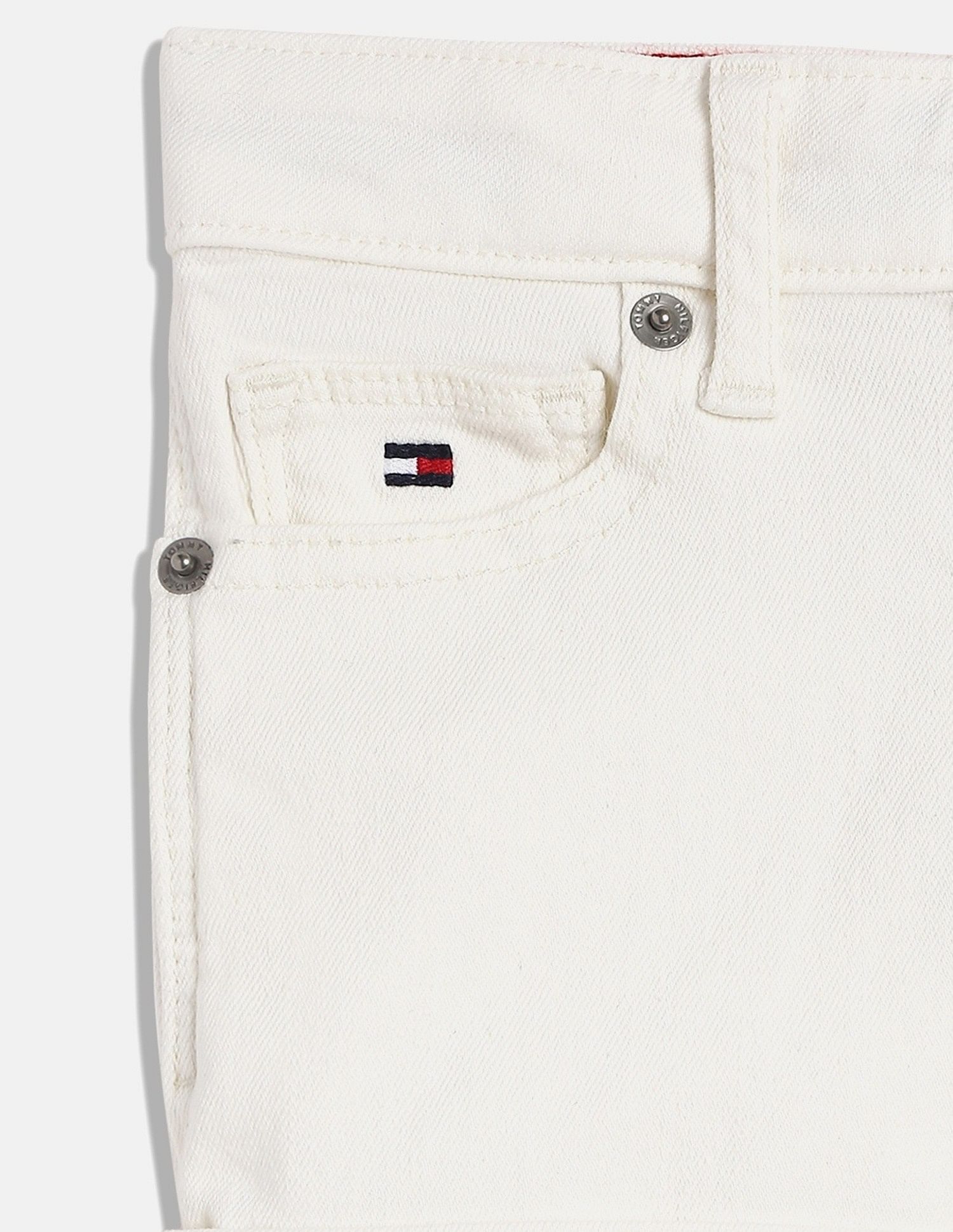 Tommy Hilfiger Kids Girls Solid Regular-Fit Cotton Shorts