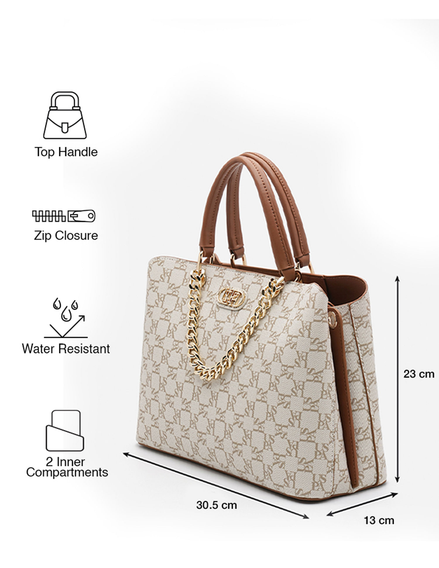 U.S. Polo Assn. Zoe Monogram Hangbag