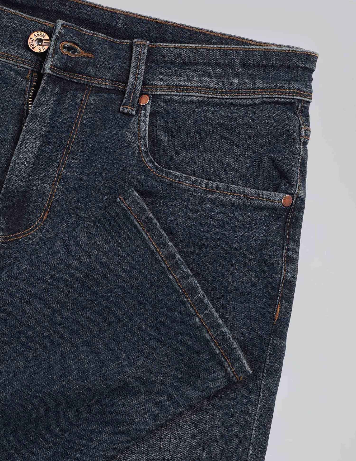 U.S. Polo Assn. Denim Co. Brandon Slim Tapered Fit Blue Ultra Soft Jeans