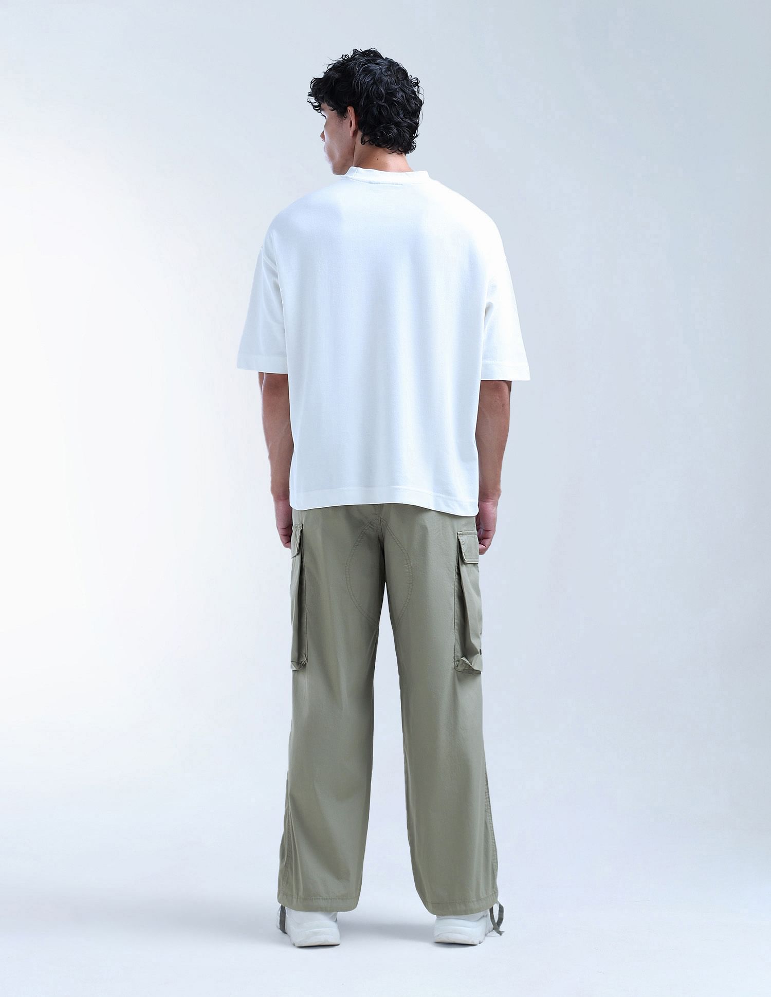 Flying Machine Mid Rise Relaxed Tapered Cargos