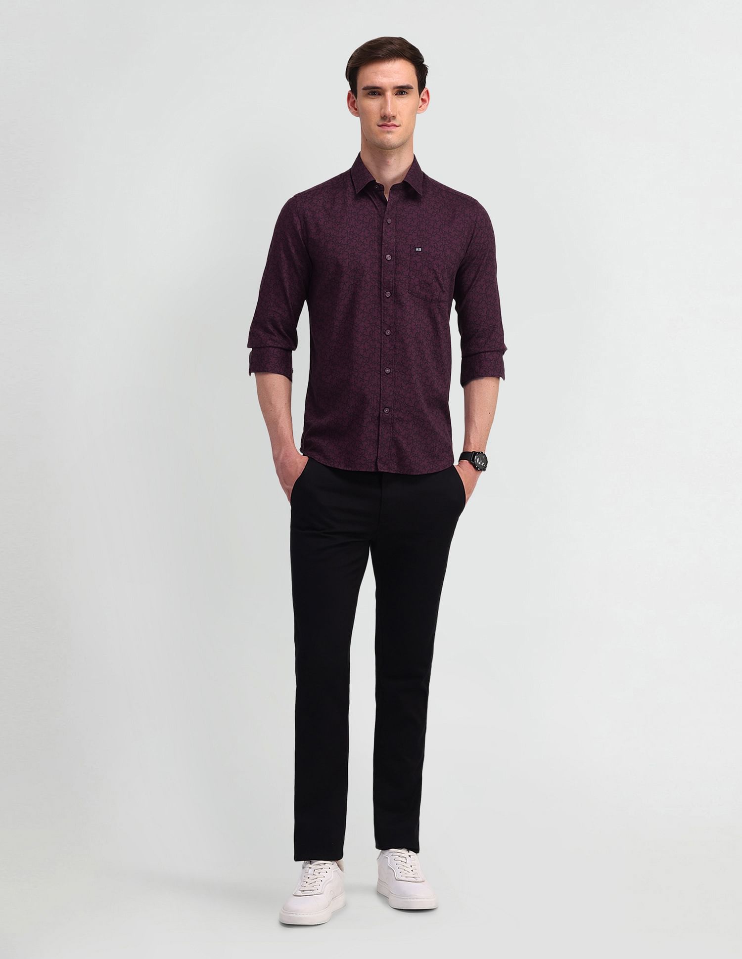 Arrow Sport Slim Fit Cotton Shirt