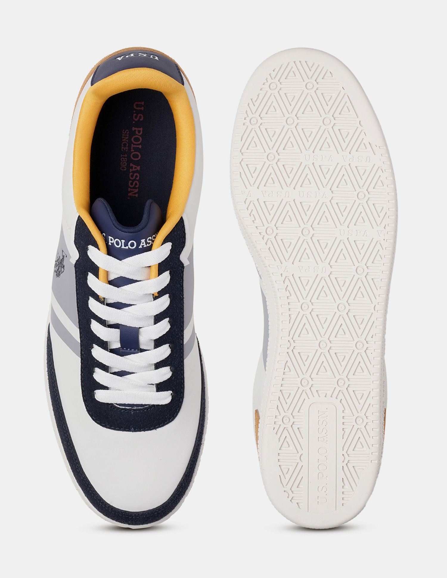 U.S. Polo Assn. Men Hilton Colour Blocked Sneakers