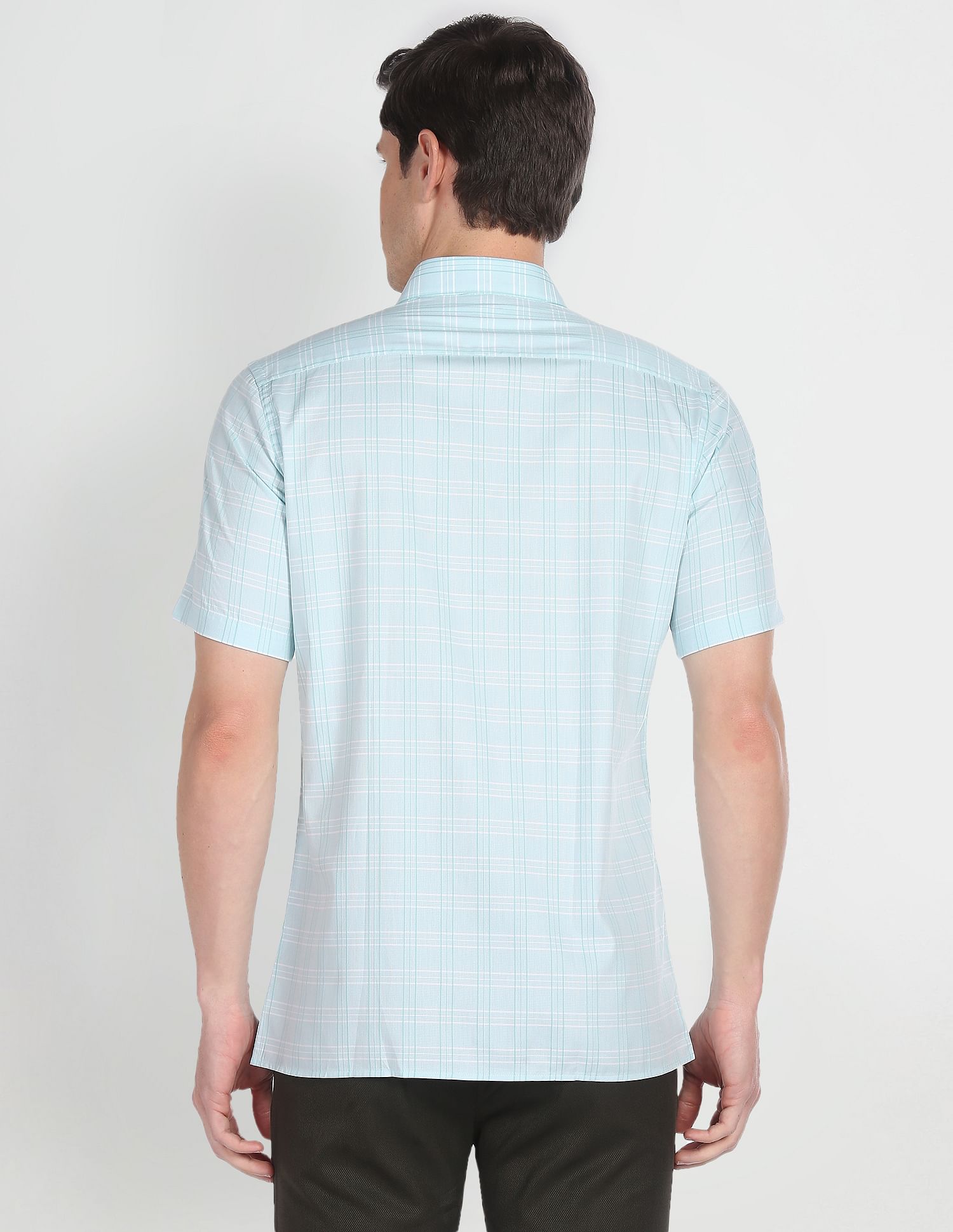Arrow Tartan Check Cotton Formal Shirt