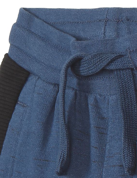 U.S. Polo Assn. Kids Mid Rise Heathered Shorts