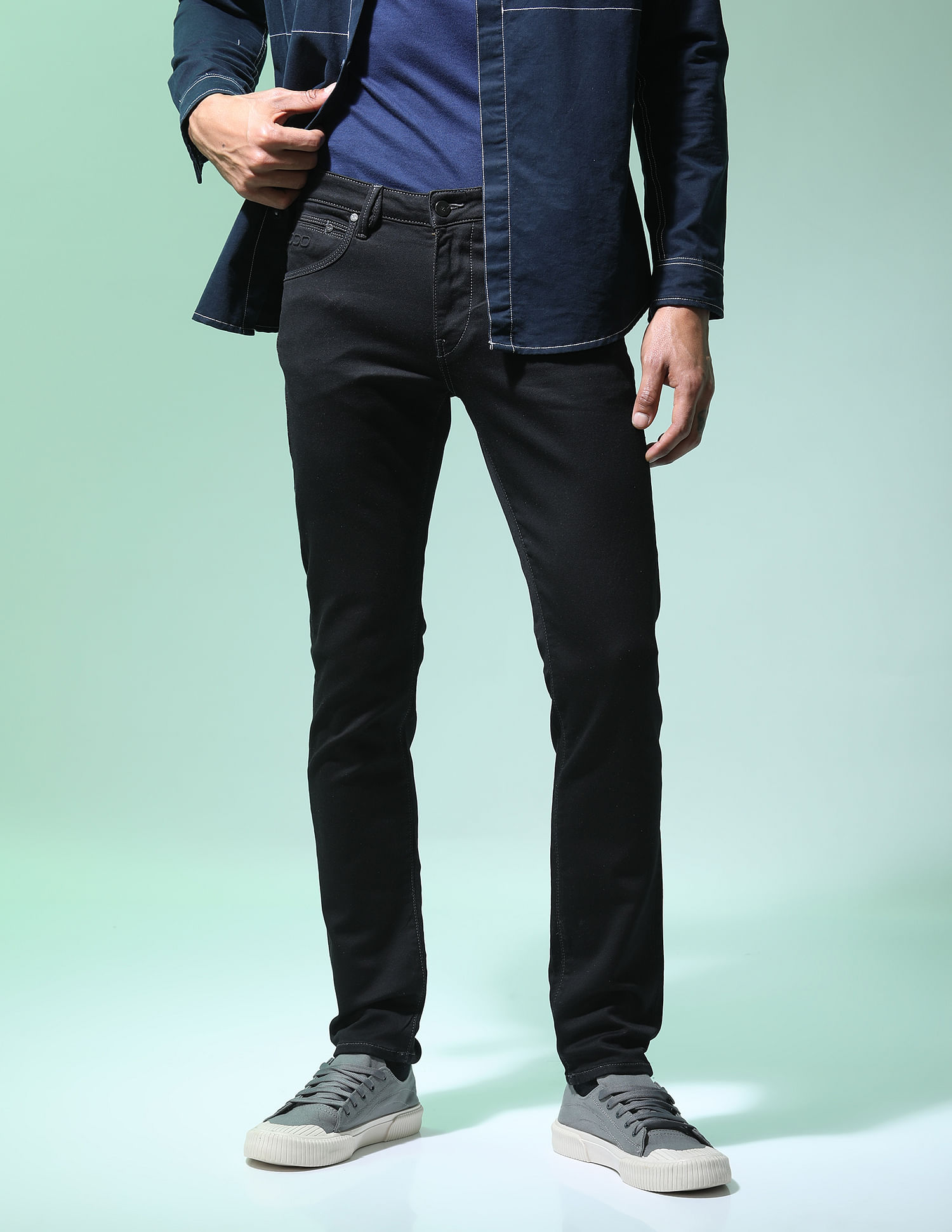 Flying Machine Jackson Skinny Fit Low Rise Jeans