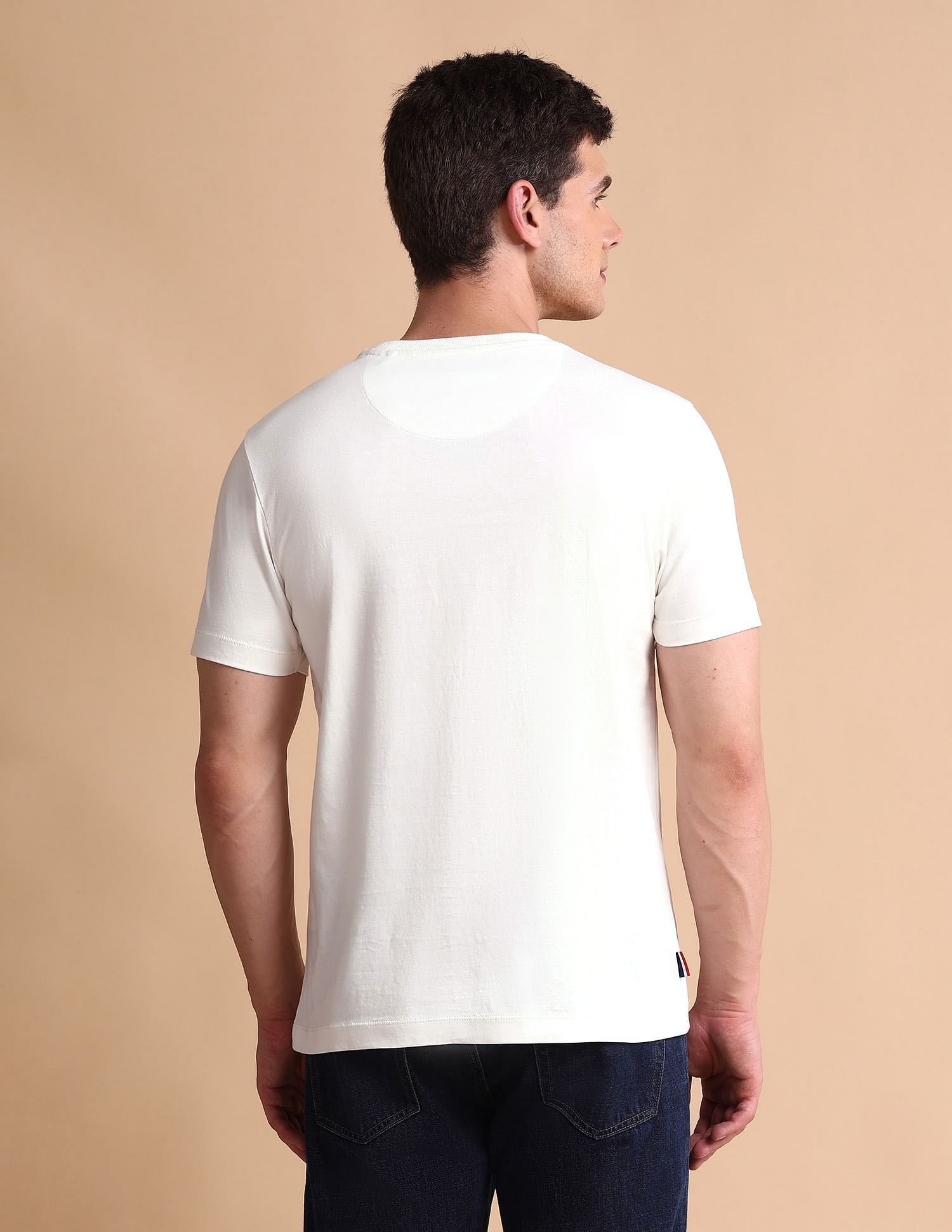 U.S. Polo Assn. Denim Co. Graphic Printed Muscle Fit T-Shirt