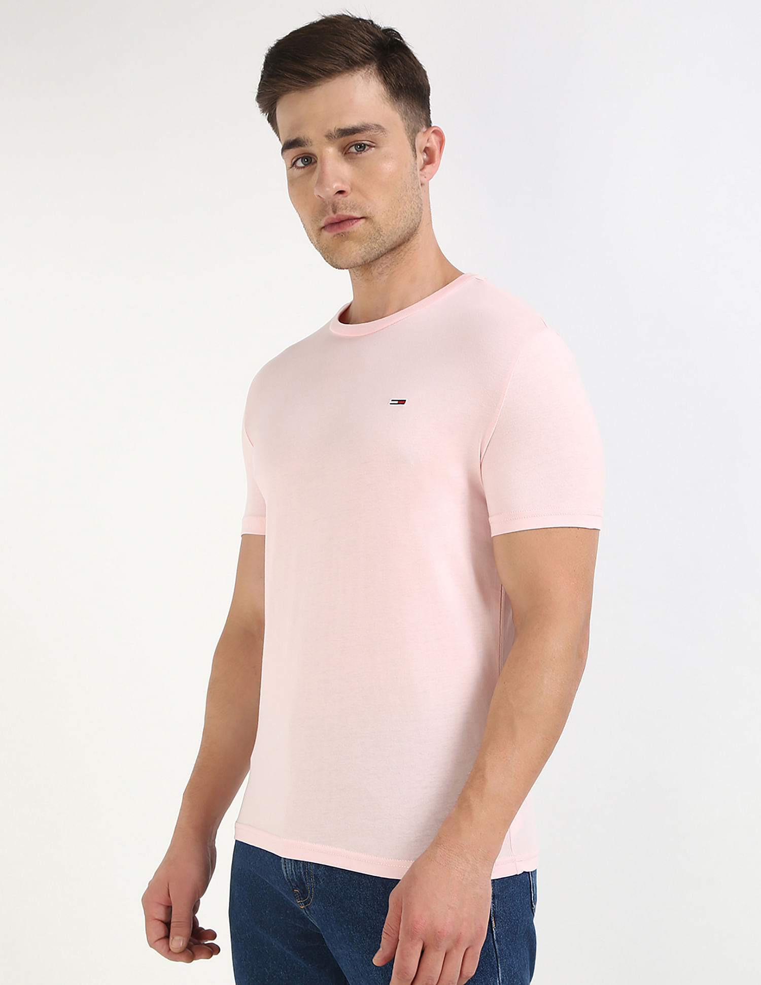 Tommy Hilfiger Solid Slim-Fit Cotton T-Shirt