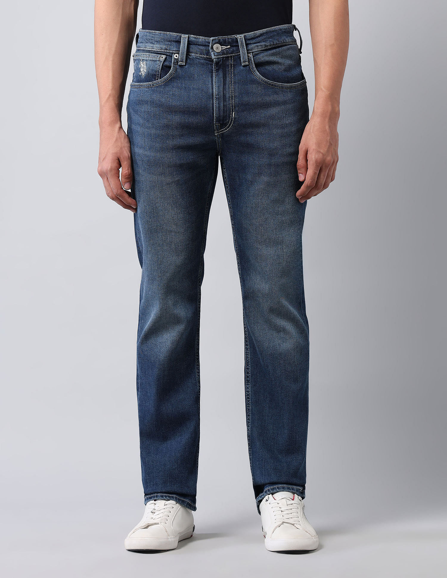 U.S. Polo Assn. Denim Co. Harold Slim Straight Fit Blue Jeans