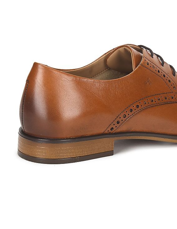 Buy Arrow Brogue Leather Ridges 2.0 Derby Shoes - NNNOW.com