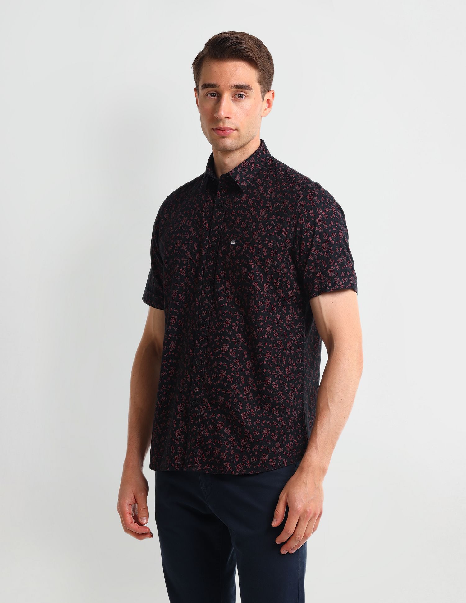 Arrow Sport Liberty Classic Fit Floral Print Shirt