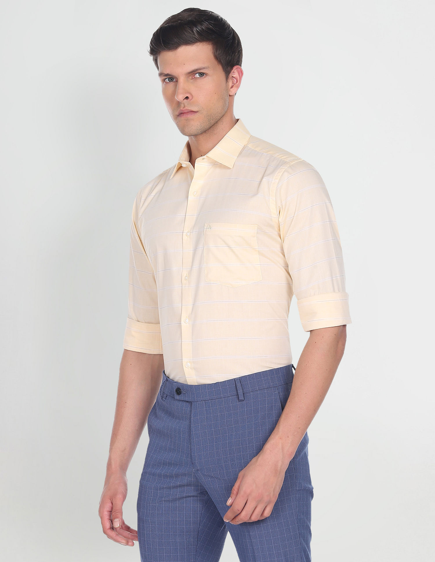 Arrow Horizontal Stripe Dobby Shirt