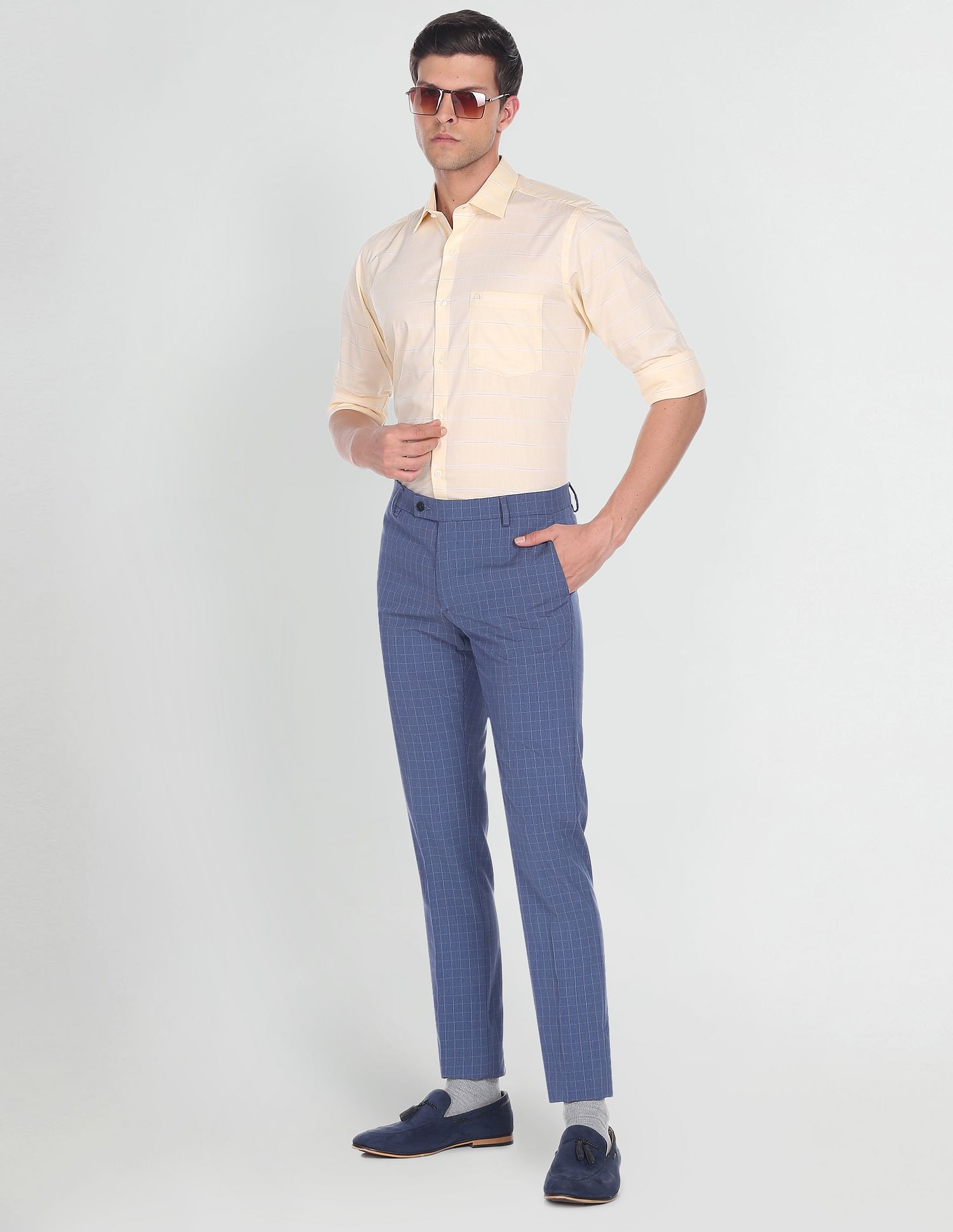Arrow Horizontal Stripe Dobby Shirt
