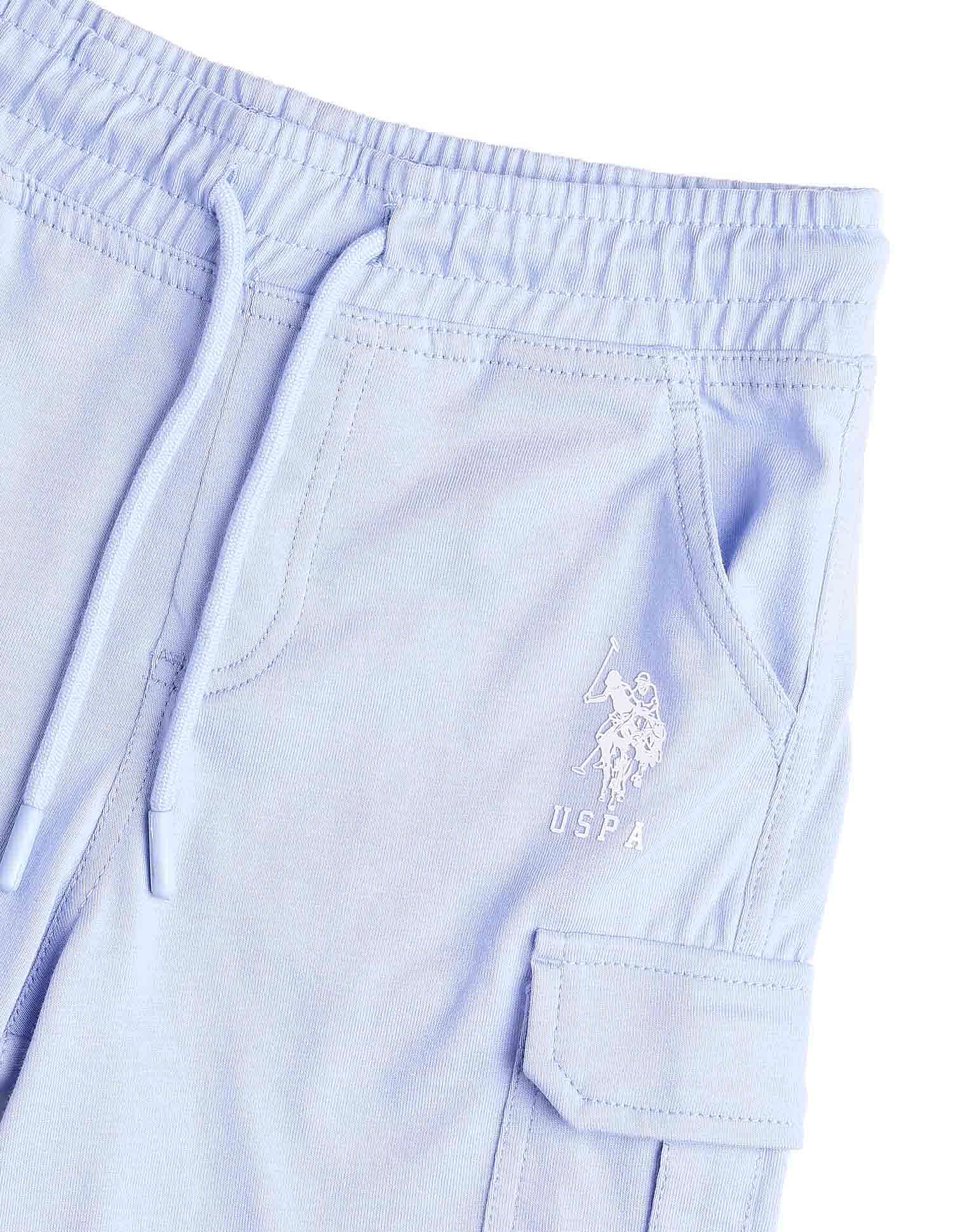 U.S. Polo Assn. Kids Boys Solid Regular Fit Shorts