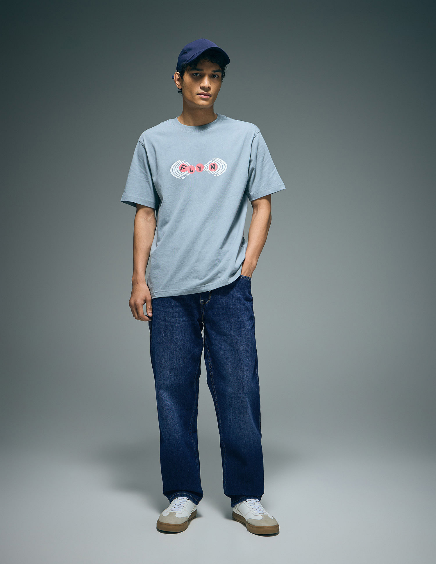 Flying Machine Cobain 90s Loose Fit High Rise Jeans
