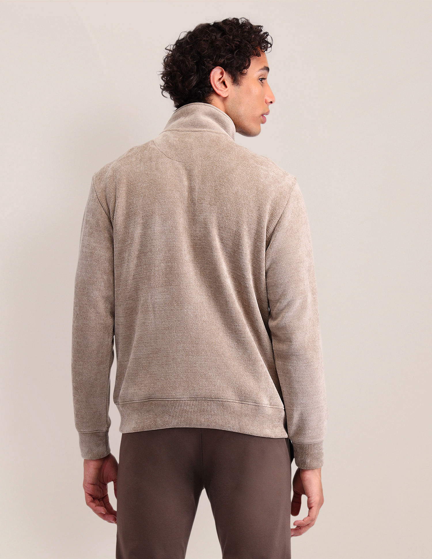 U.S. Polo Assn. Textured Regular Fit Sweatshirt