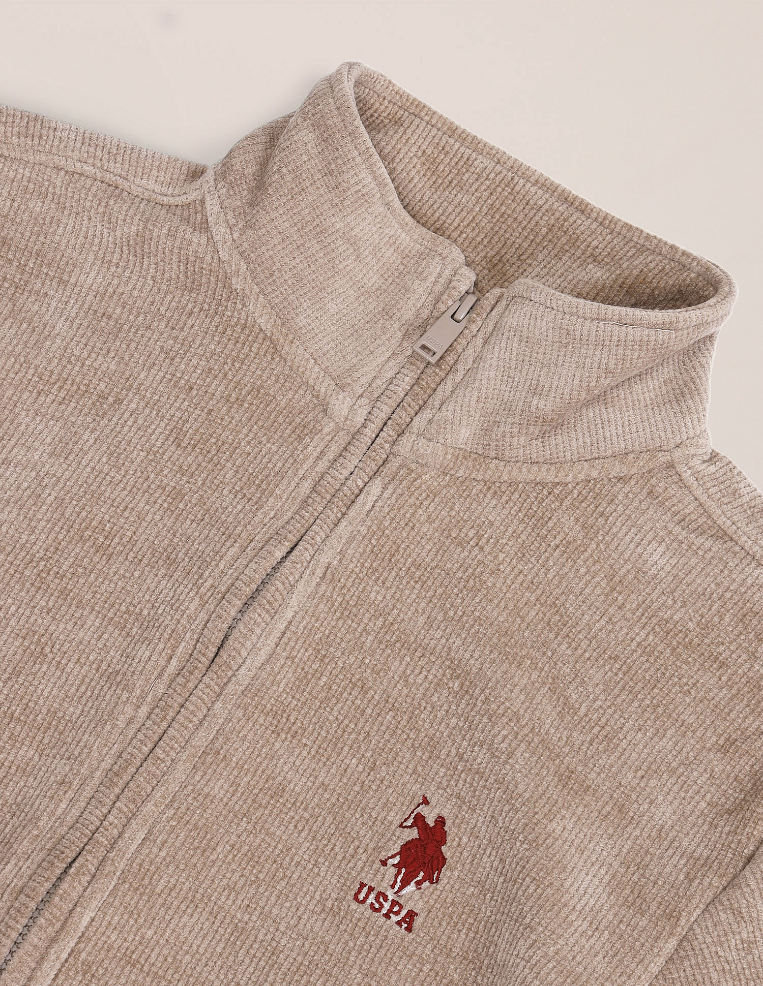 U.S. Polo Assn. Textured Regular Fit Sweatshirt