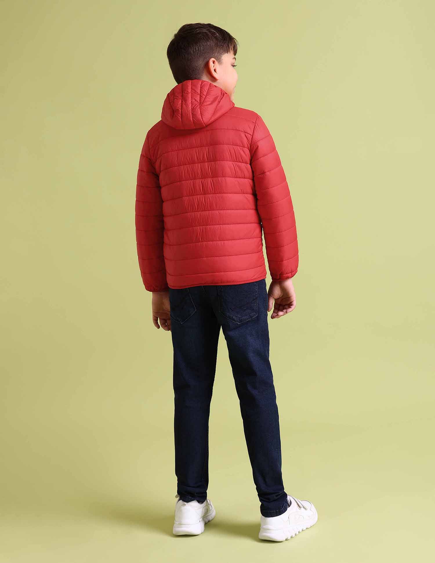 U.S. Polo Assn. Kids Hooded Solid Puffer Jacket