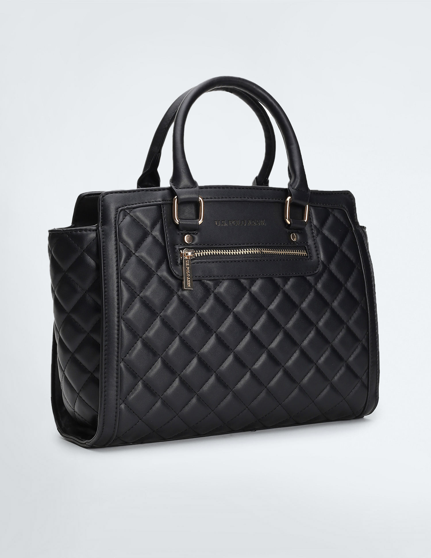 U.S. Polo Assn. Women Solid Quilted Handbag