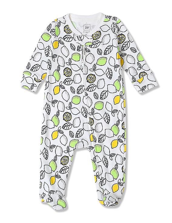 Buy GAP Baby White Footed Sleep One Piece NNNOW