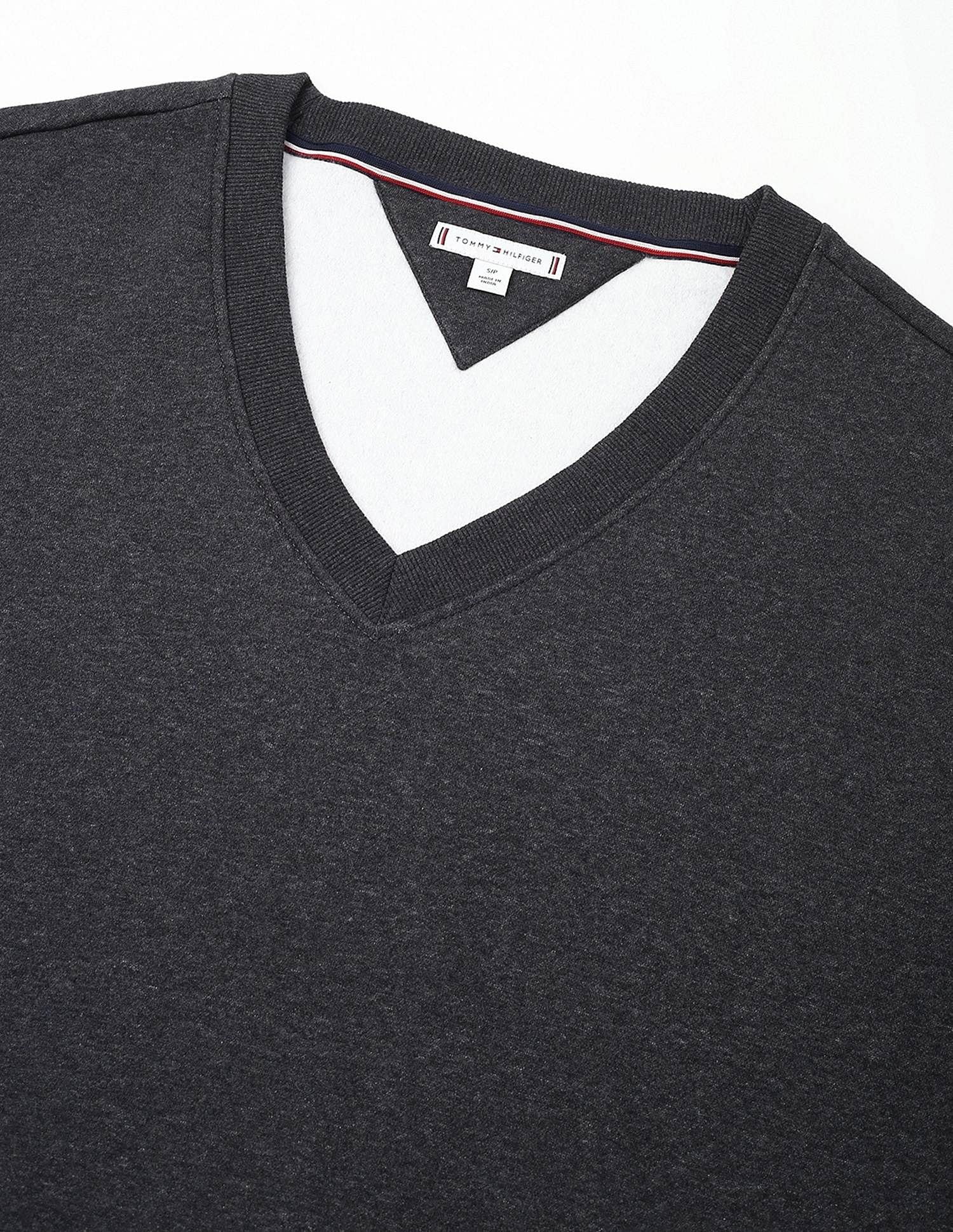 Tommy Hilfiger Regular-Fit Cotton V-Neck Sweatshirt
