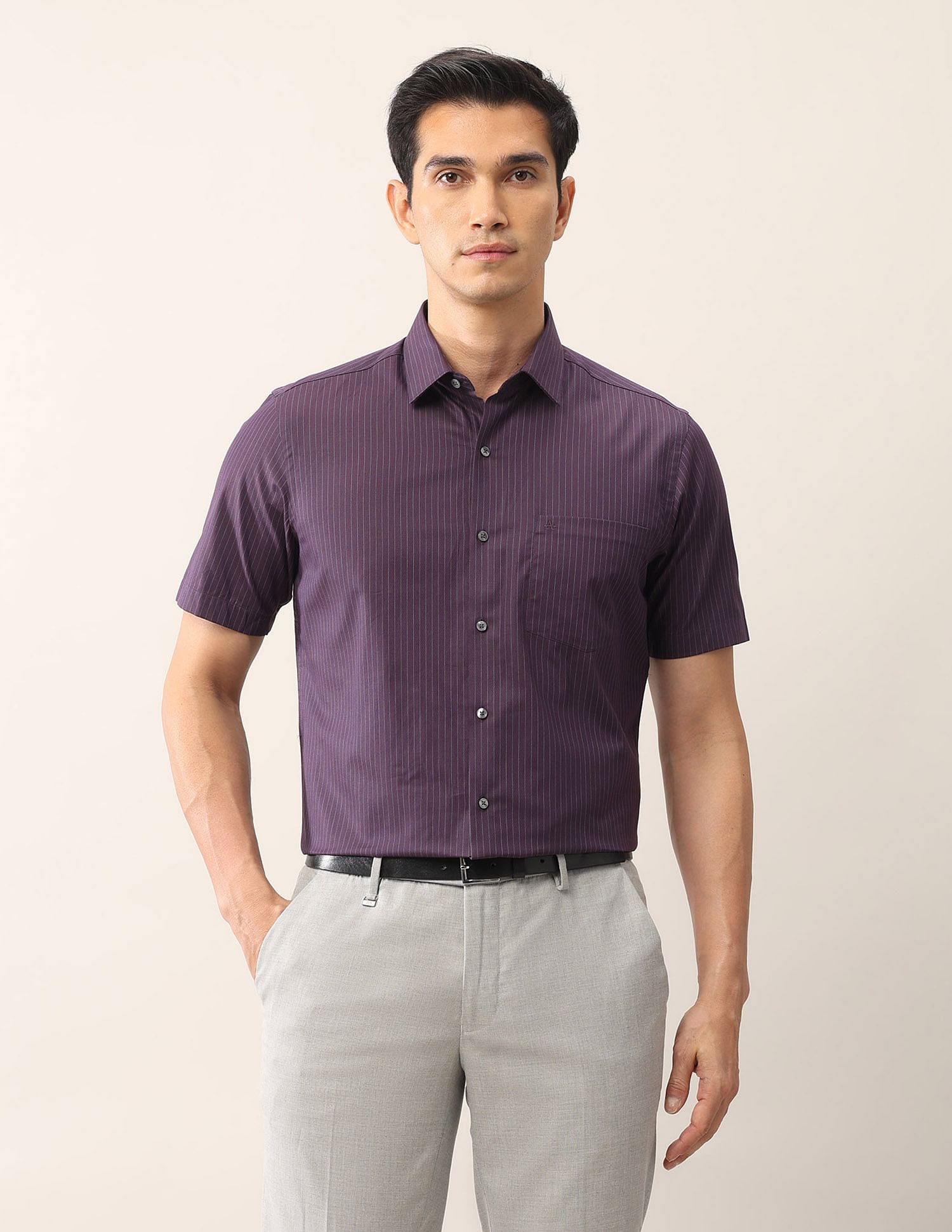 Arrow Dobby Vertical Striped Ceremonial Shirt