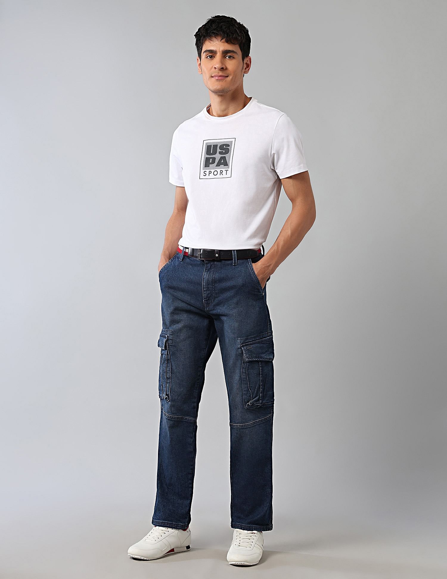 U.S. Polo Assn. Denim Co. Harold Slim Straight Fit Blue Jeans