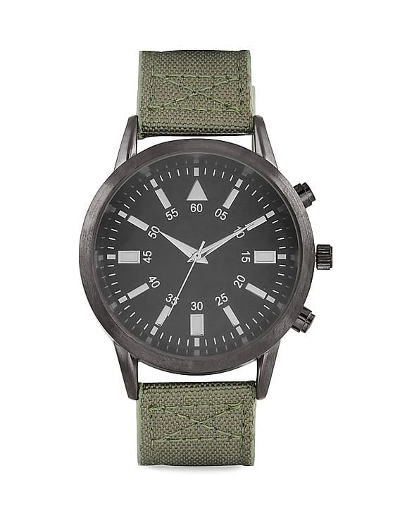 Aeropostale Fabric Strap Analogue Watch
