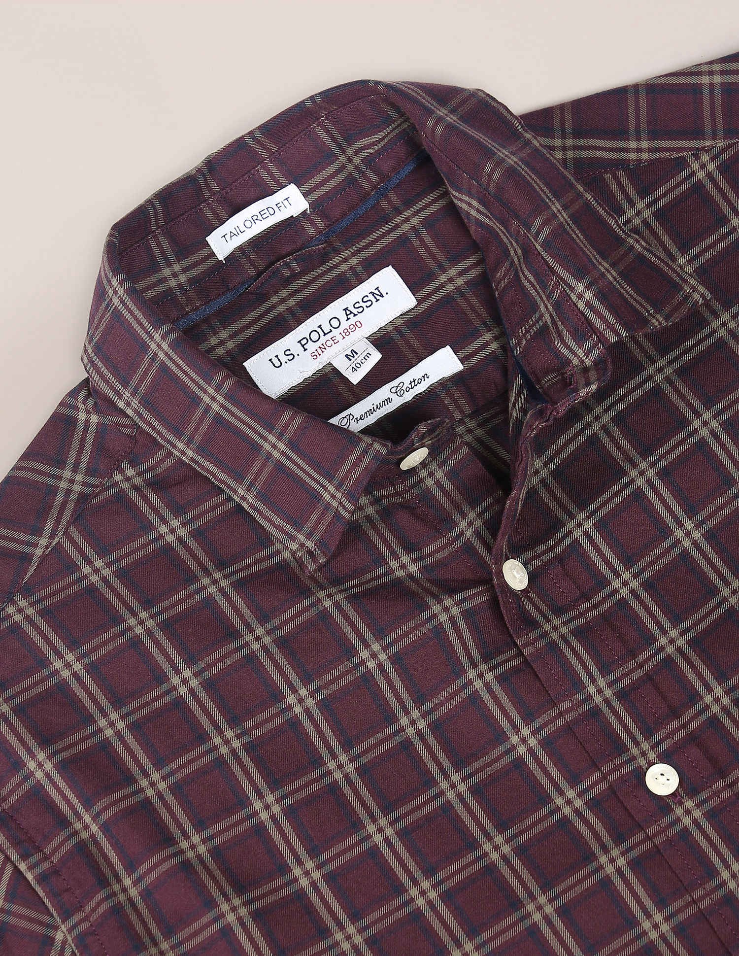 U.S. Polo Assn. Tartan Check Twill Casual Shirt