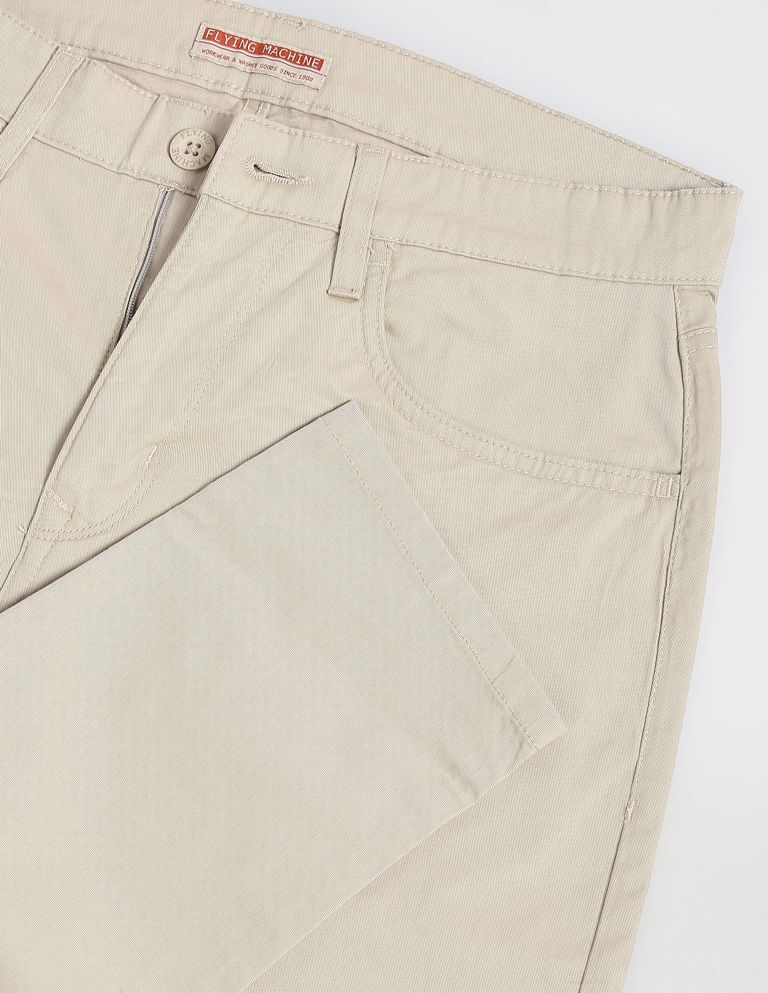 Flying Machine Solid Twill Trousers