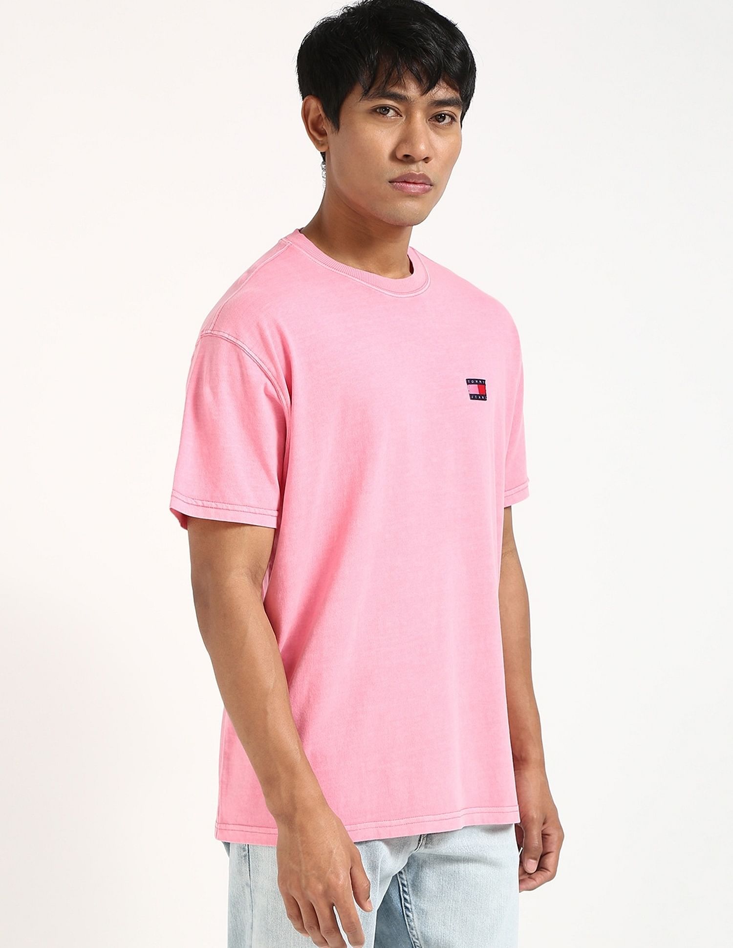 Tommy Hilfiger Solid Relaxed-Fit Cotton T-Shirt