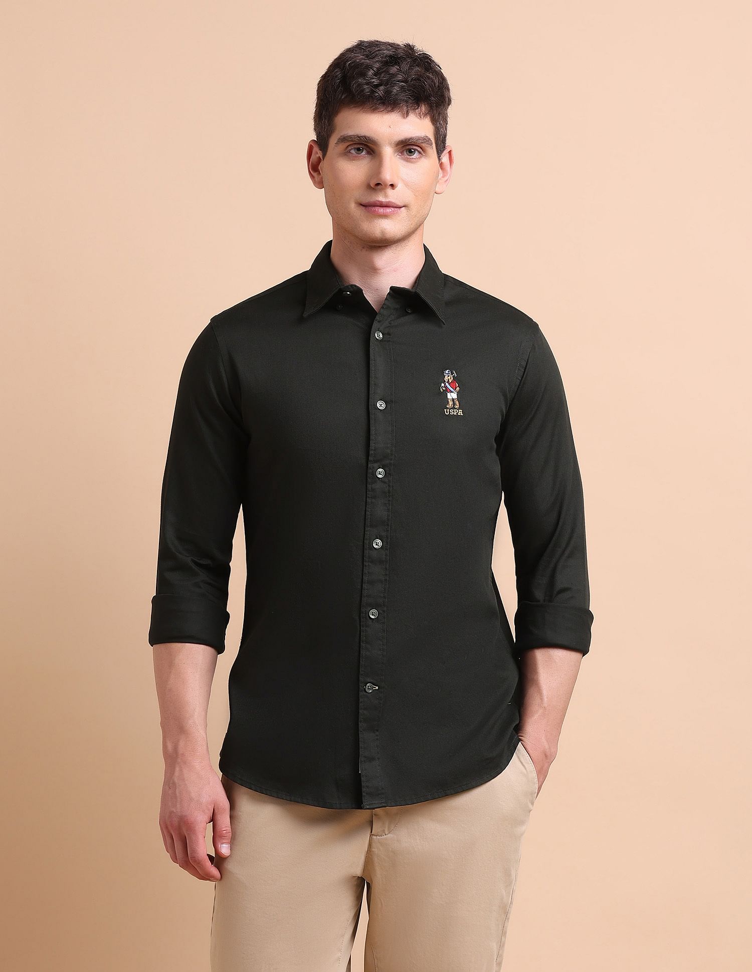 U.S. Polo Assn. Tailored Fit Button Down Shirt