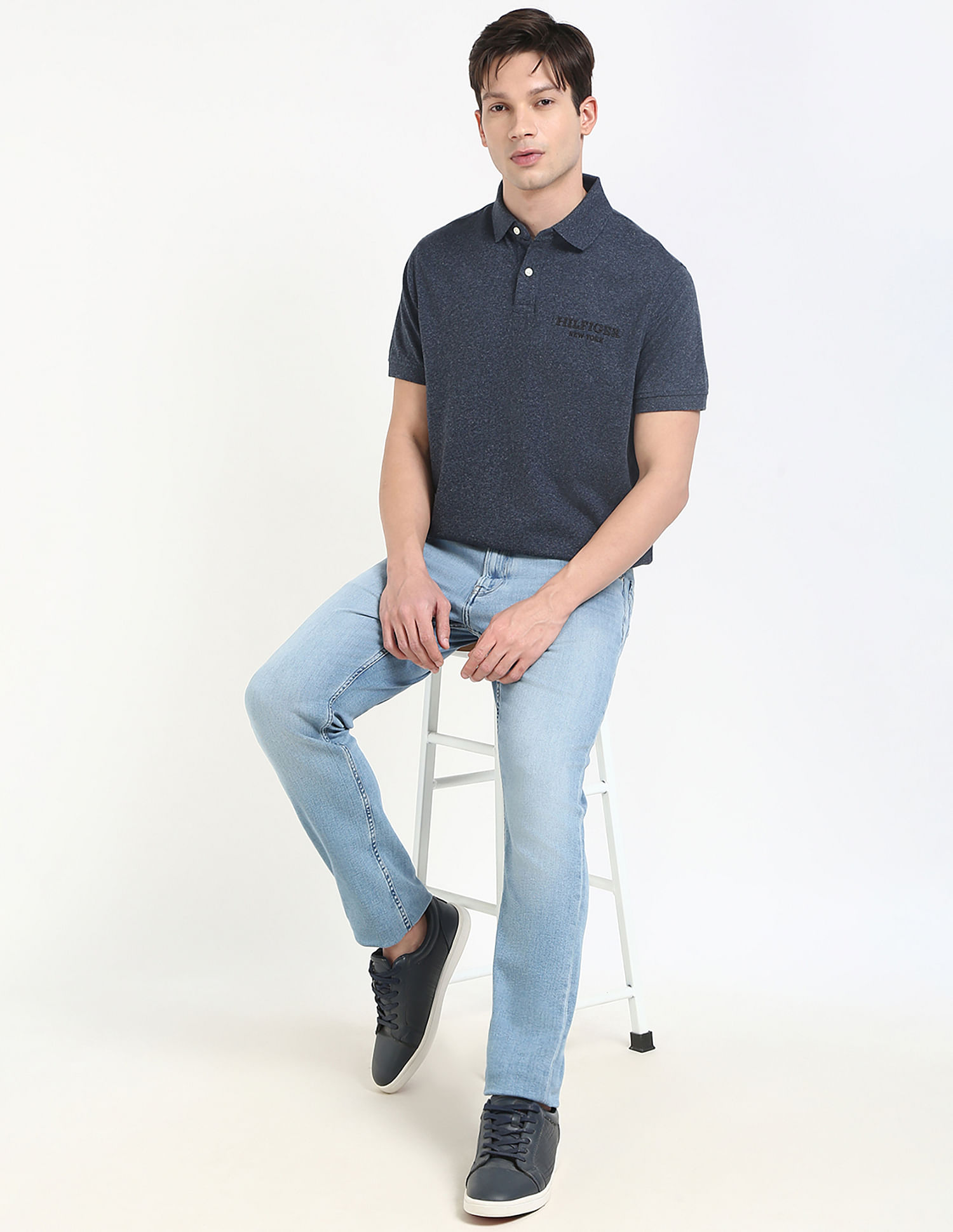 Tommy Hilfiger Solid Regular Fit Polo Shirt