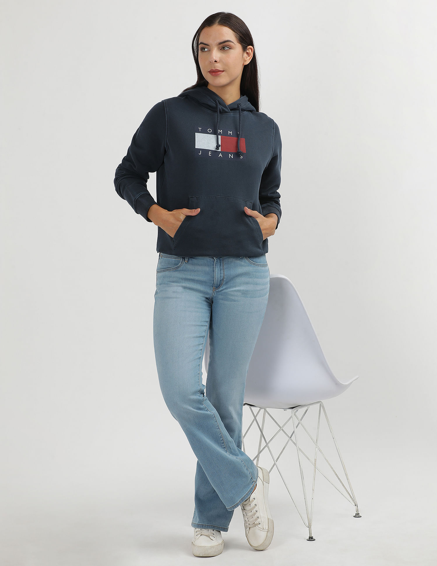 Tommy Hilfiger Sustainable Brand Print Hooded Sweatshirt
