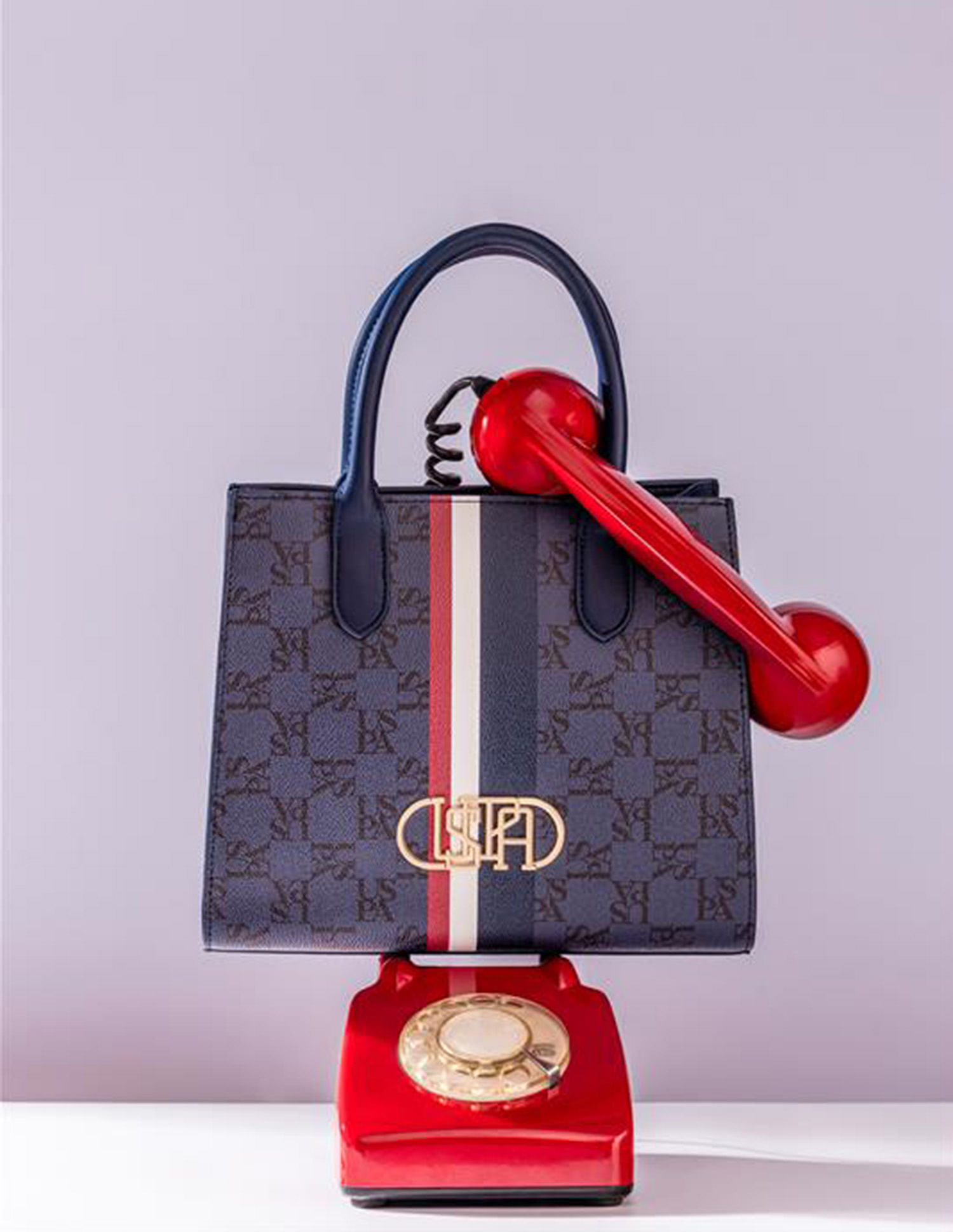 U.S. Polo Assn. Women Carol Monogram Satchel Bag