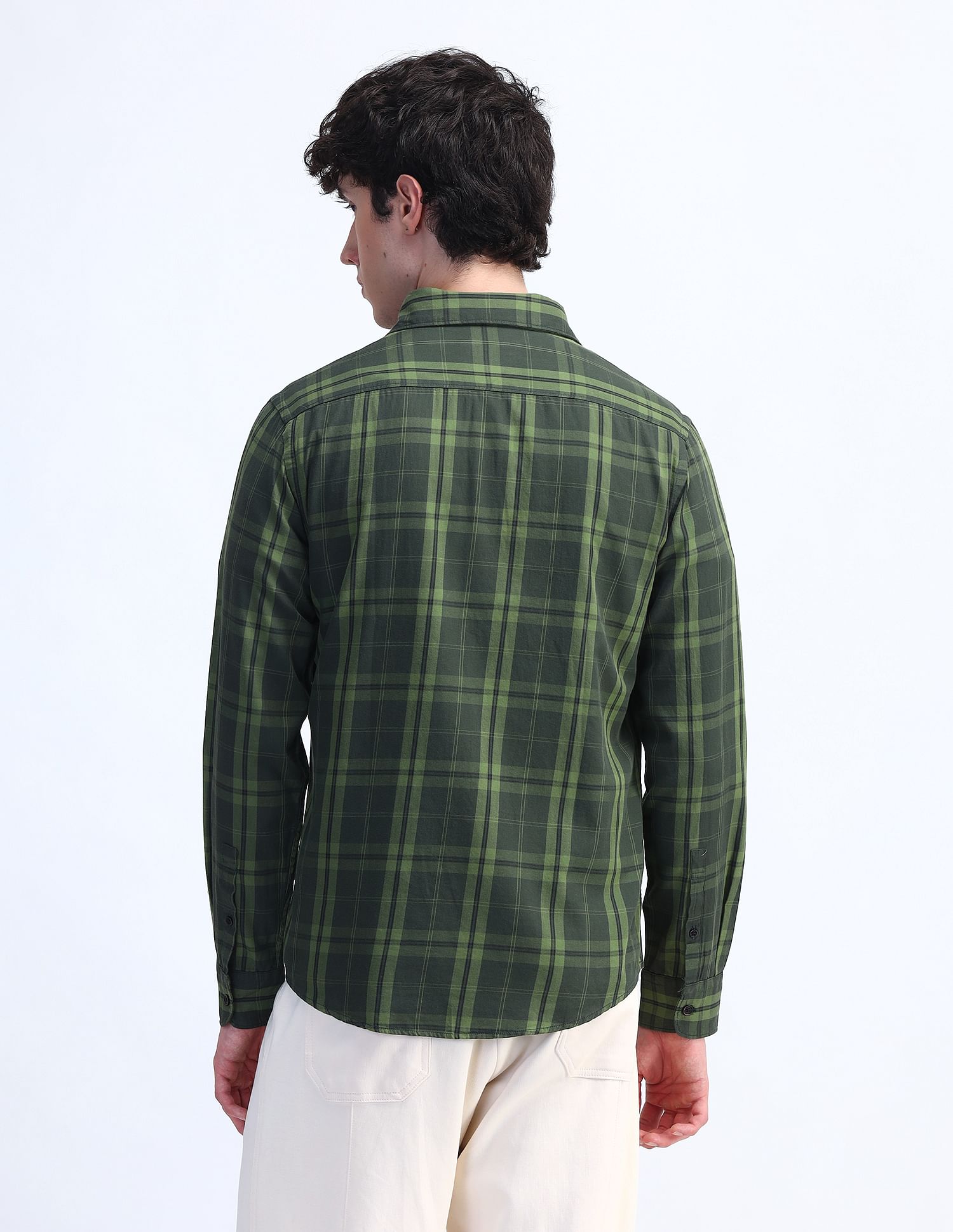 Flying Machine Slim Fit Checked Shirt