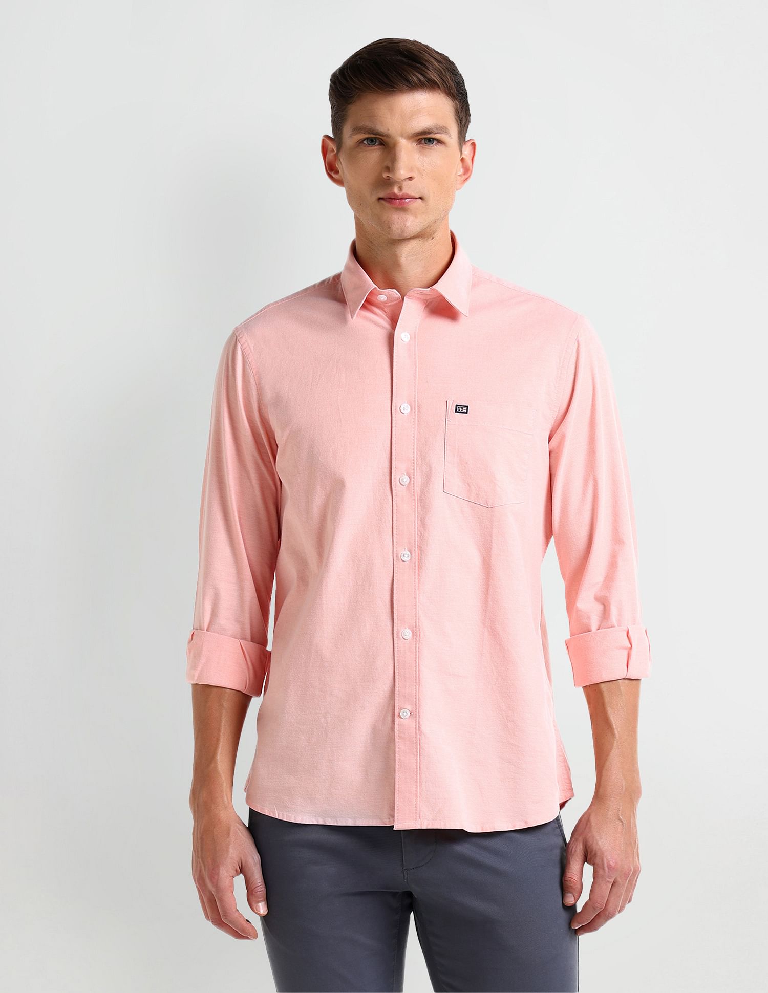 Arrow Sport Liberty Classic Fit Solid Shirt