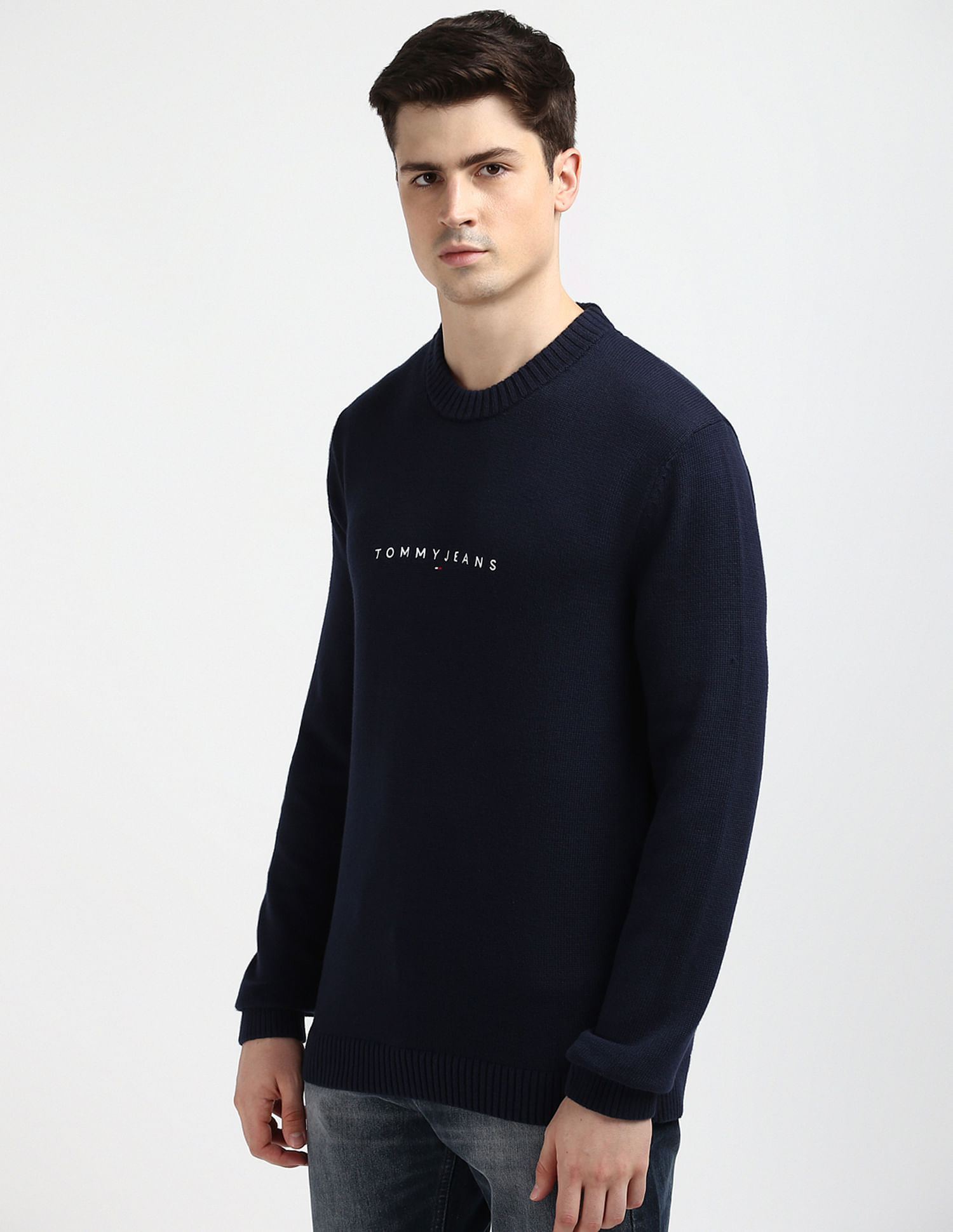 Tommy Hilfiger Slim Linear Logo Sweater