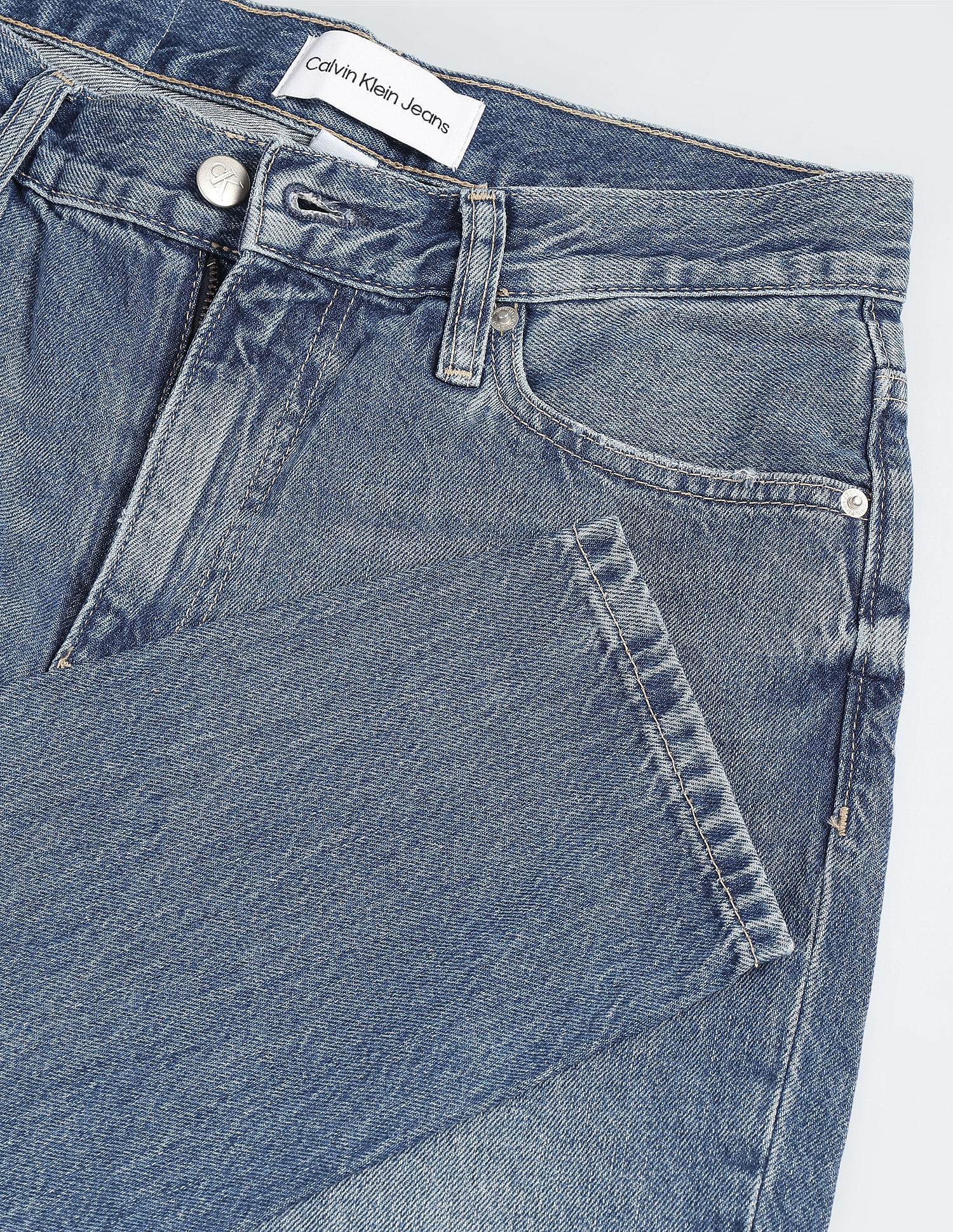 Calvin Klein Mid Rise Mom Fit Jeans